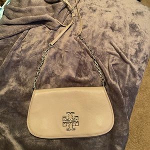 EUC Tory Burch Grey crossbody